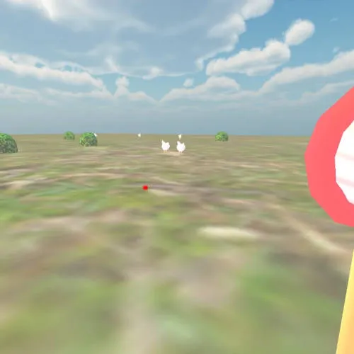 A screenshot of the game Chicken Chaser